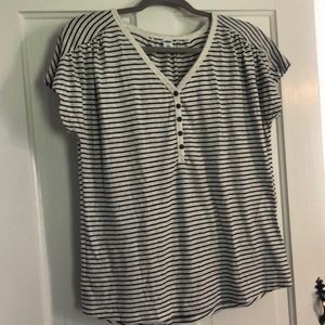 Linen blend Old Navy short sleeve Henley